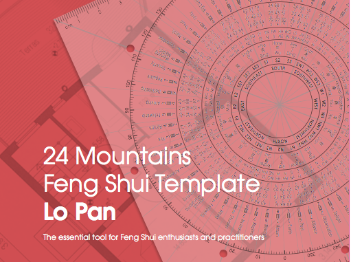 Lo Pan 24 Mountains template Feng Shui An Sterken